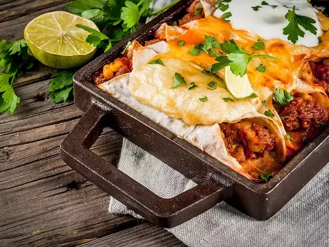 Recette des enchiladas légères