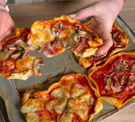 Recette de Tear and Share Pizza