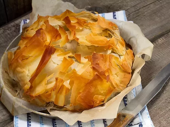 Recette légère de tourtière landaise à l'Armagnac 