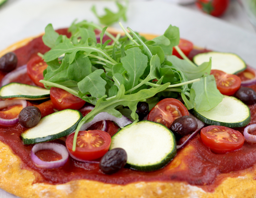 Recette de pizza en croûte de patate douce