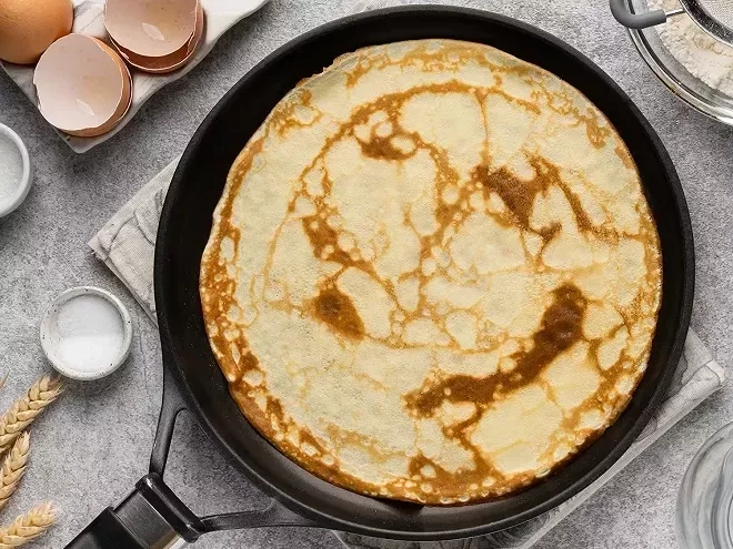 Recette légère de la pâte à crêpes sans repos