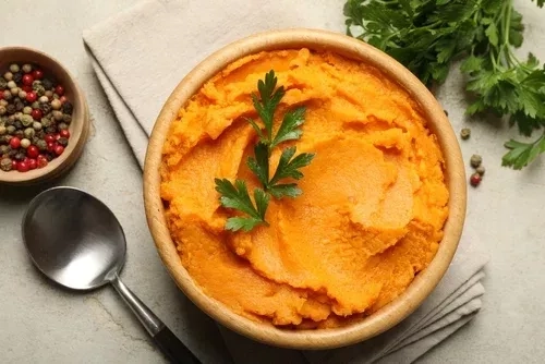 Recette de purée de patate douce légère