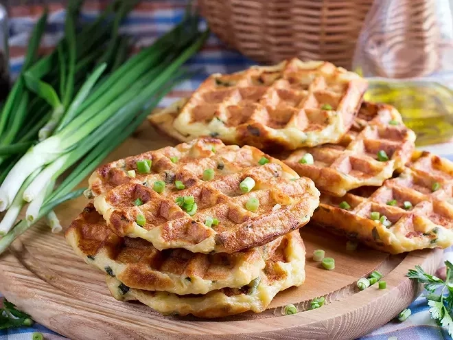 Recette des gaufres de pomme de terre légères