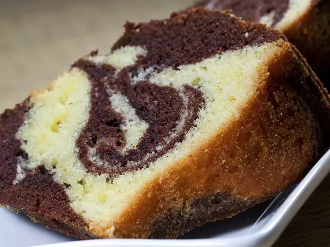 Recette du gâteau marbré au yaourt