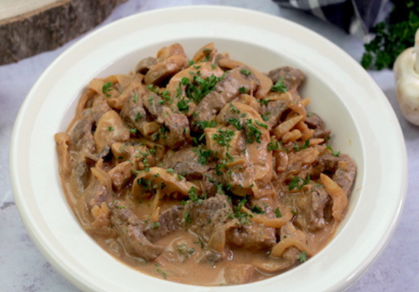 Recette de boeuf stroganoff