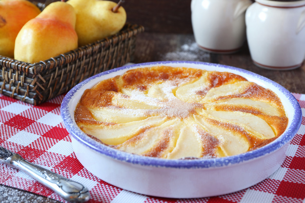 Recette de clafoutis léger aux poires