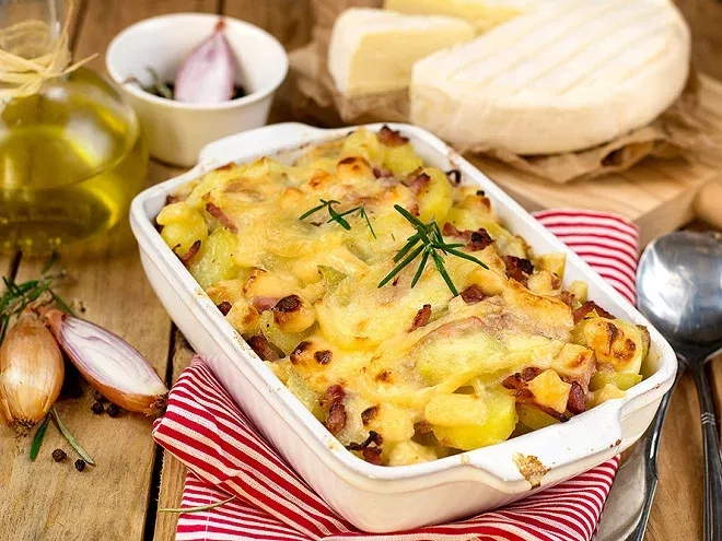 Recette de la tartiflette allégée