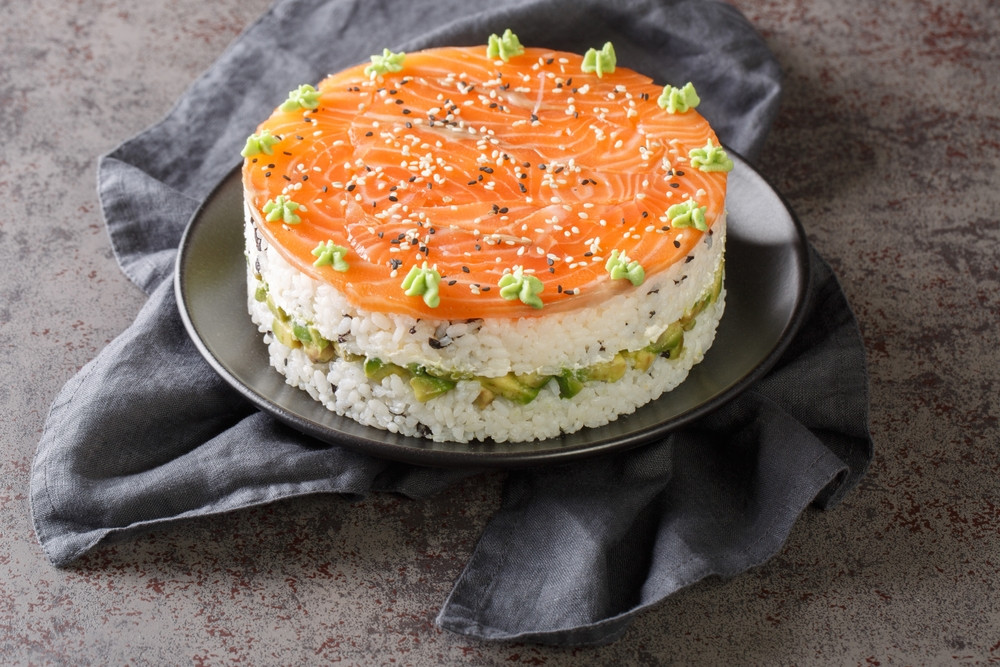 Recette de Sushi cake léger