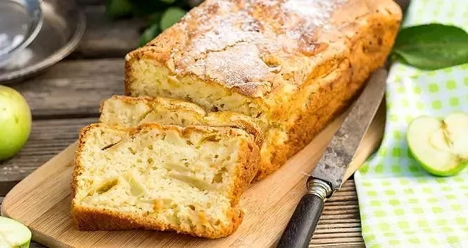 Recette de cake aux pommes et au miel 