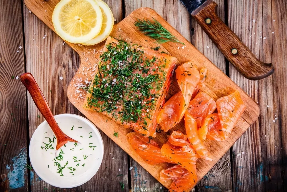 Recette du gravlax de saumon léger