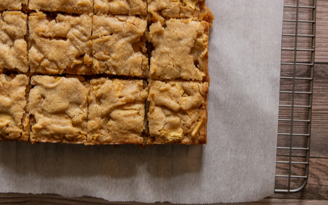 Le brownie au chocolat blanc