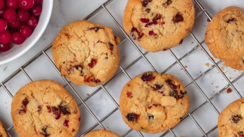 Recette de cookies express aux cranberries