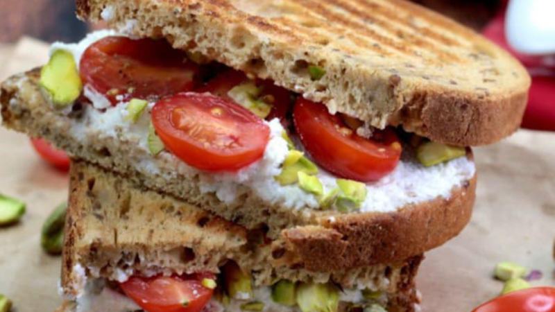 Recette de Sandwich Ricotta-Pistache