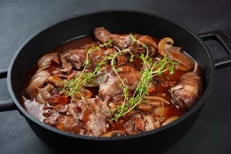 Recette du bourguignon de poulet léger 