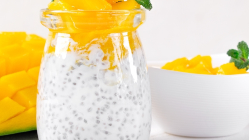 Recette de pudding de chia au lait de coco