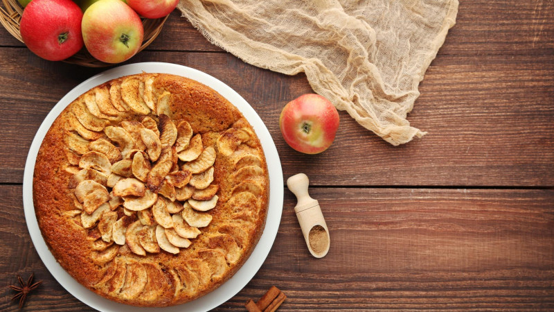 Gâteau invisible aux pommes