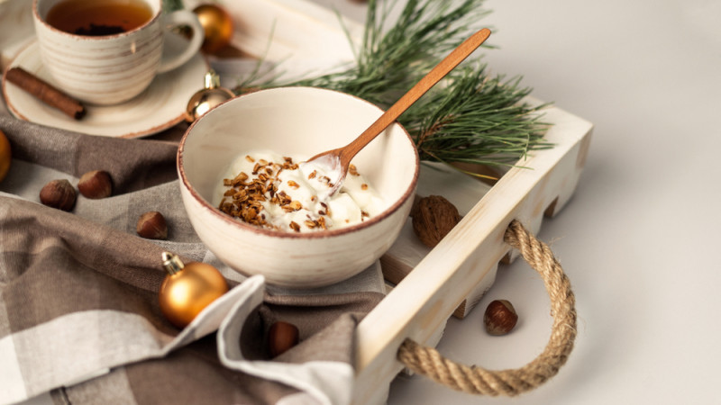 Recette de granola de Noël