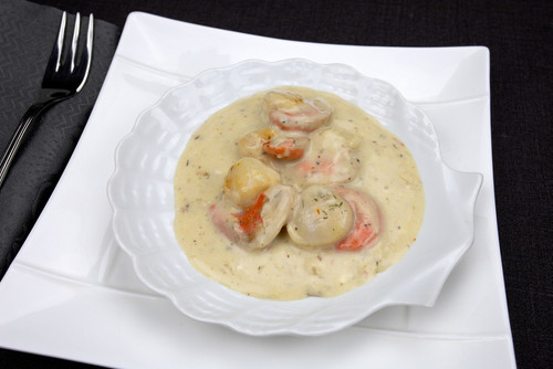 Recette de Blanquette de Saint-Jacques légère