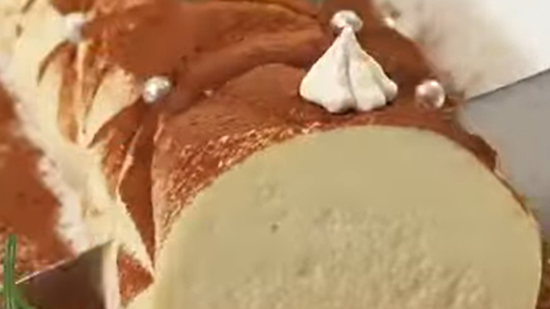 Recette de Bûche au tiramisu allégée