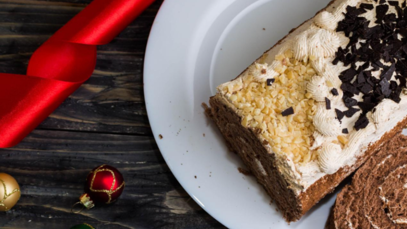  Bûche de Noël au chocolat