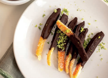 Recette d'orangettes au chocolat