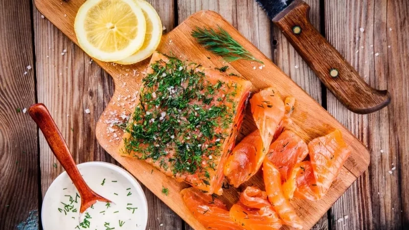 Recette du gravlax de saumon léger