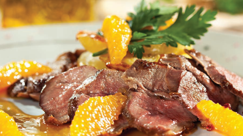 Recette de magret de canard à l'orange