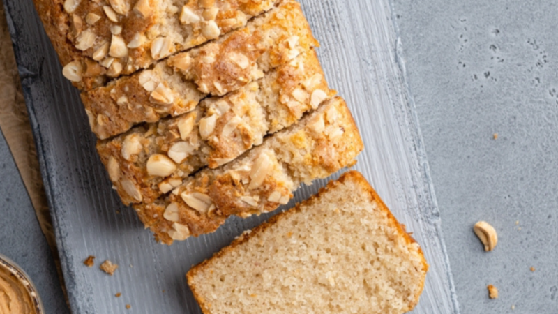 Recette de Bread cake à la farine de châtaigne ⁣