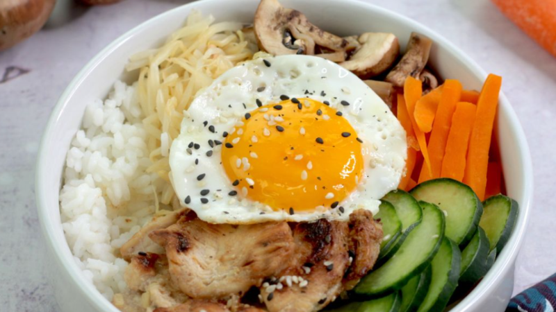 Recette de Bibimbap coréen