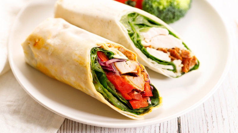 10 recettes de wraps minceur