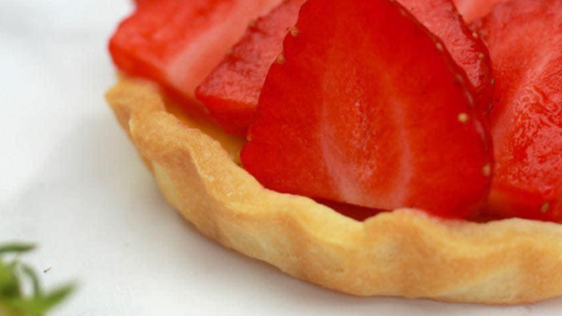 Recette de tarte aux fraises allégée 