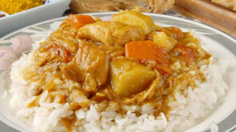 Recette de curry de poulet au salsifis