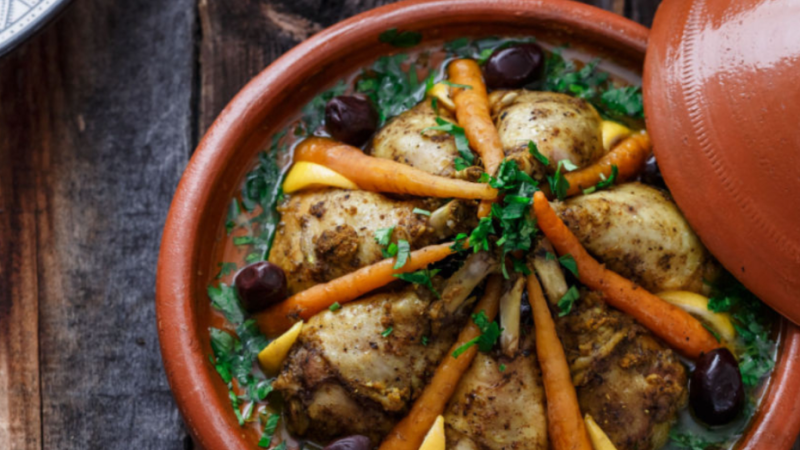 Recette de tajine poulet aux pruneaux