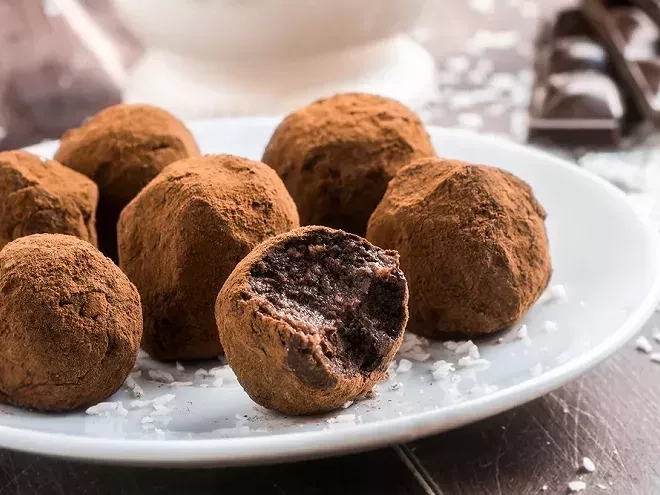 Recette de truffes à la myrtille