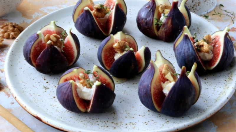 Recette de figues farcies⁣  ⁣