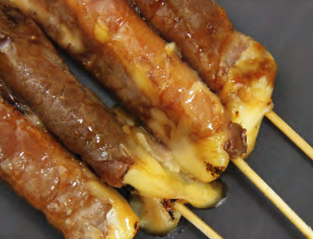 Recette de Brochette bœuf-fromage japonaise