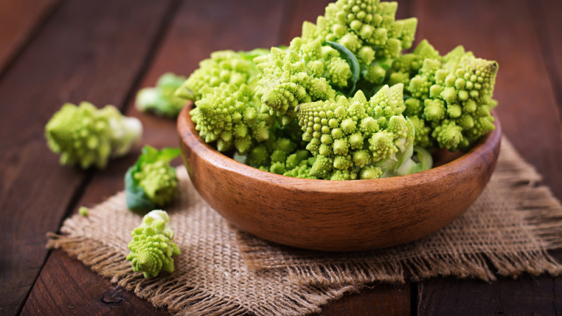 Les bienfaits du chou romanesco