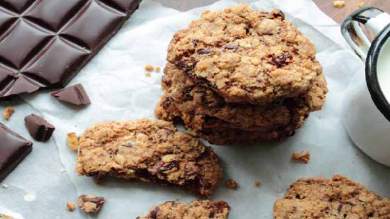 Cookies Banane-Avoine-Chocolat