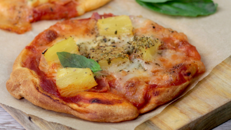 Recette de pizza à l'ananas