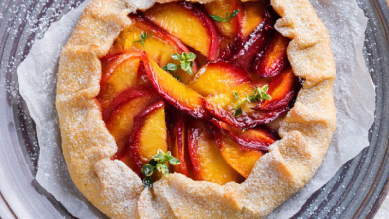 Recette de Tarte rustique aux nectarines 