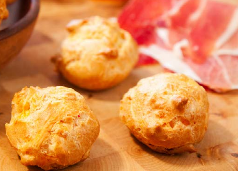 Recette de petits choux salés jambon et fromage