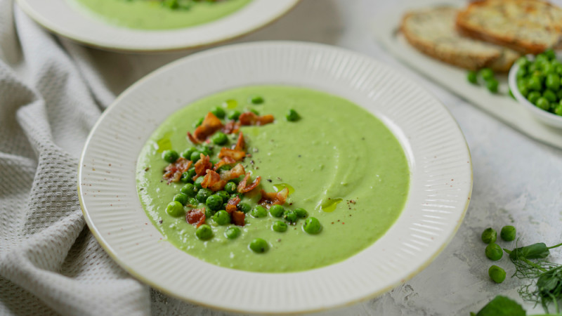 10 recettes légères aux petits pois