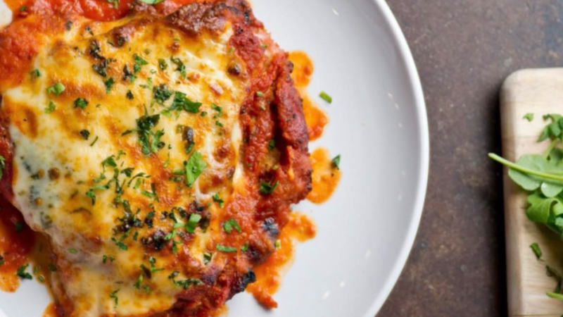 La recette de notre escalope à la parmigiana