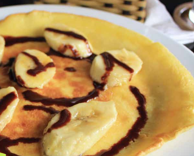 Recette d'omelette choco-banane