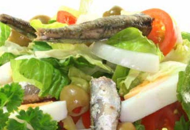 Salade César à la sardine