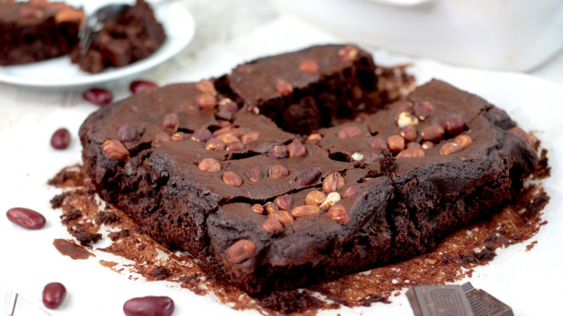 Brownie aux haricots rouges