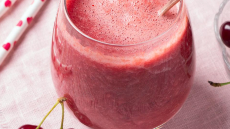 Recette de notre smoothie à la cerise