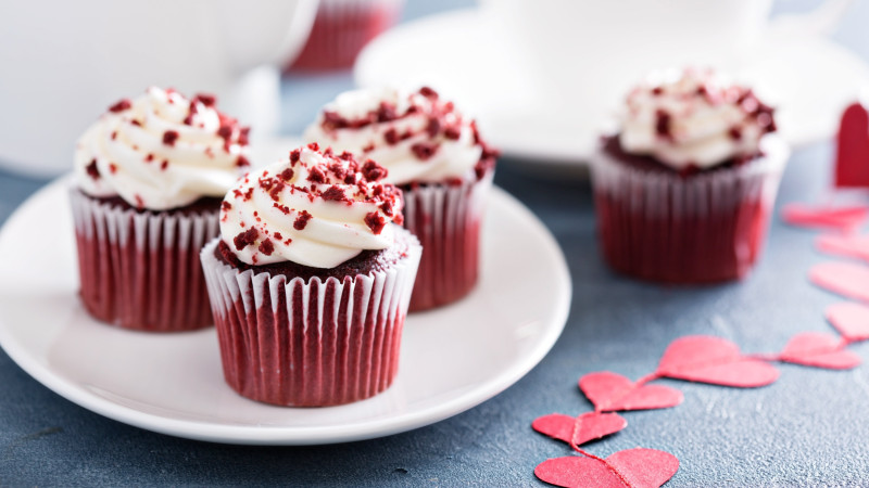 Recette des cupcakes rose bonbon à la betterave