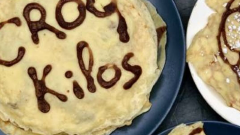 La recette des crêpes marbrées