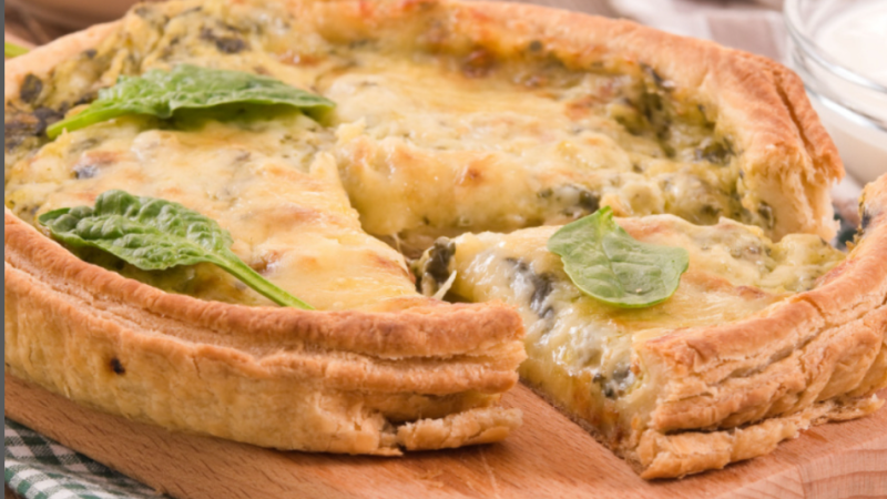 La recette de notre quiche végétarienne